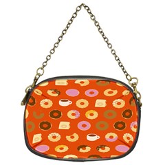 Coffee Donut Cakes Chain Purses (one Side)  by Mariart