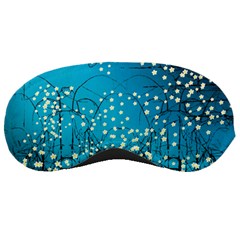 Flower Back Leaf River Blue Star Sleeping Masks by Mariart