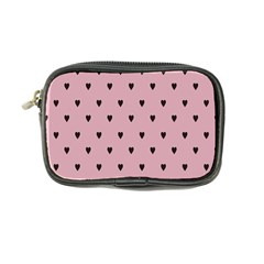 Love Black Pink Valentine Coin Purse by Mariart