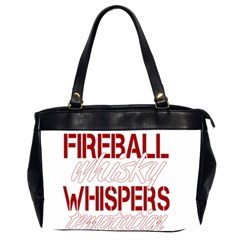 Fireball Whiskey Humor  Office Handbags (2 Sides)  by crcustomgifts