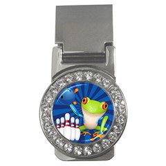 Tree Frog Bowling Money Clips (cz)  by crcustomgifts