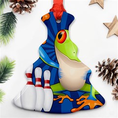 Tree Frog Bowling Ornament (christmas Tree)  by crcustomgifts