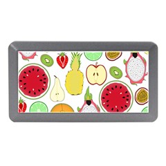 Mango Fruit Pieces Watermelon Dragon Passion Fruit Apple Strawberry Pineapple Melon Memory Card Reader (mini) by Mariart