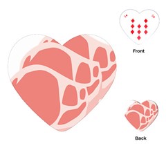 Meat Playing Cards (heart)  by Mariart