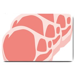 Meat Large Doormat  by Mariart