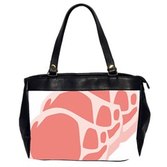 Meat Office Handbags (2 Sides)  by Mariart