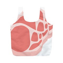 Meat Full Print Recycle Bags (m)  by Mariart