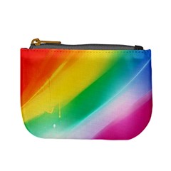 Red Yellow White Pink Green Blue Rainbow Color Mix Mini Coin Purses by Mariart