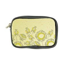 Sunflower Fly Flower Floral Coin Purse by Mariart