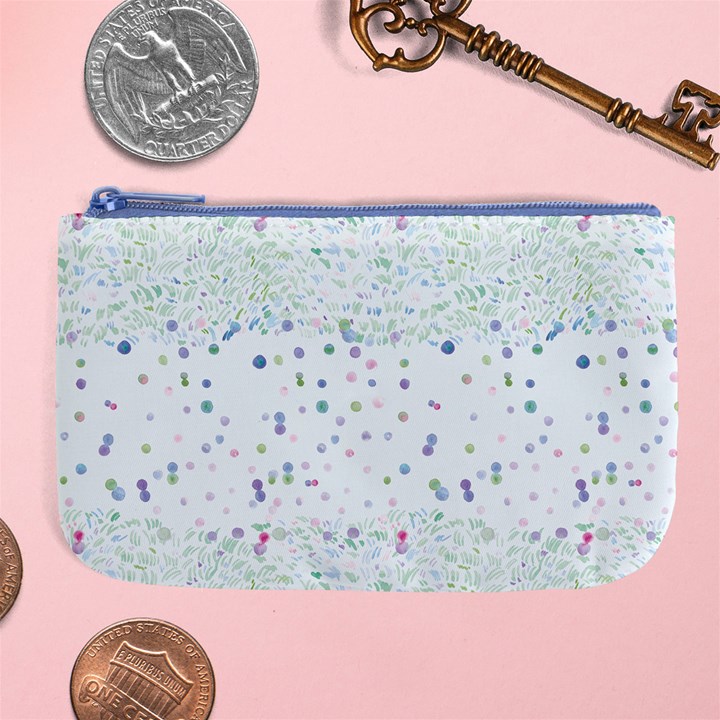 Spot Polka Dots Blue Pink Sexy Large Coin Purse