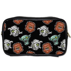 Pattern Halloween Werewolf Mummy Vampire Icreate Toiletries Bags by iCreate