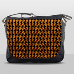 Halloween Color Skull Heads Messenger Bags by iCreate