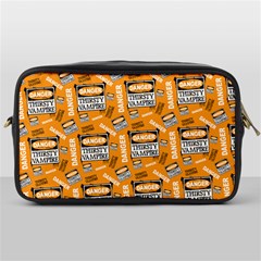 Halloween Thirsty Vampire Signs Toiletries Bags by iCreate