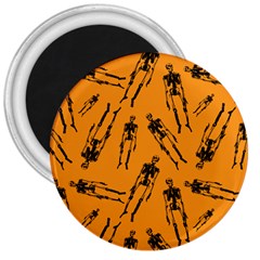 Halloween Skeletons  3  Magnets by iCreate