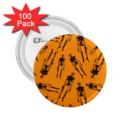 Halloween Skeletons  2 25  Buttons (100 Pack)  by iCreate