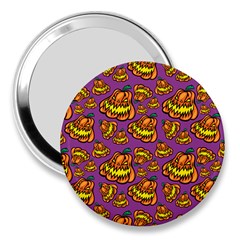 1pattern Halloween Colorfuljack Icreate 3  Handbag Mirrors by iCreate