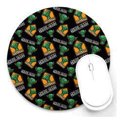 Halloween Ghoul Zone Icreate Round Mousepads by iCreate