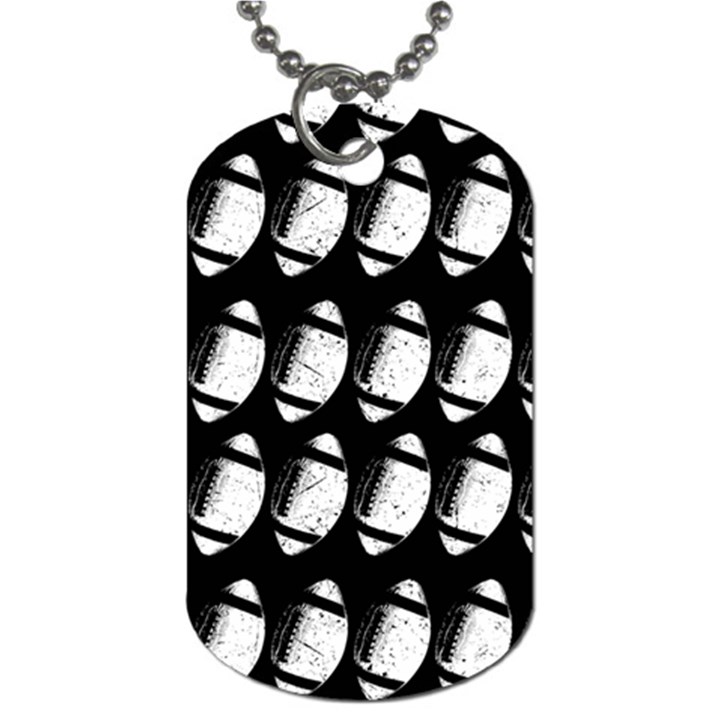 Footballs iCreate Dog Tag (One Side)