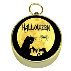 Halloween Gold Compasses by Valentinaart