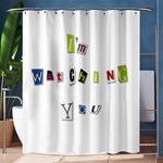 I am watching you Shower Curtain 60  x 72  (Medium)  60 x72  Curtain