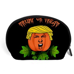 Trump Or Treat  Accessory Pouches (large)  by Valentinaart