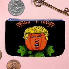 Trump Or Treat  Large Coin Purse by Valentinaart