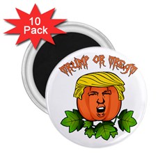 Trump Or Treat  2 25  Magnets (10 Pack)  by Valentinaart