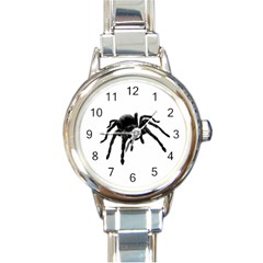 Tarantula Round Italian Charm Watch by Valentinaart