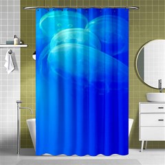 Jellyfish Shower Curtain 48  X 72  (small)  by Oksana