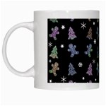 Ginger cookies Christmas pattern White Mugs Left