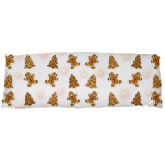 Ginger Cookies Christmas Pattern Body Pillow Case Dakimakura (two Sides) by Valentinaart