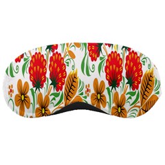 Flower Floral Red Yellow Leaf Green Sexy Summer Sleeping Masks by Mariart