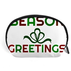 Season Greetings Accessory Pouches (large)  by Colorfulart23