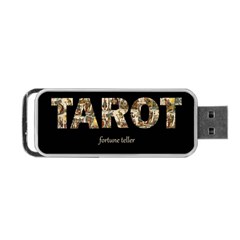 Tarot Fortune Teller Portable Usb Flash (one Side) by Valentinaart