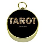 Tarot Fortune Teller Gold Compasses Front