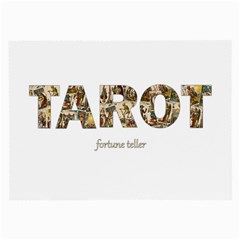 Tarot Fortune Teller Large Glasses Cloth by Valentinaart