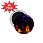 Awaiting Halloween Night 1.75  Magnets (10 pack)  Front