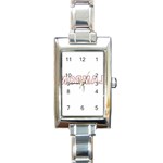 Normal Rectangle Italian Charm Watch Front