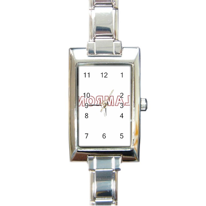 Normal Rectangle Italian Charm Watch