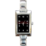 Normal Rectangle Italian Charm Watch Front