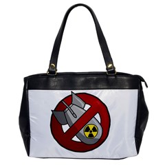 No Nuclear Weapons Office Handbags by Valentinaart