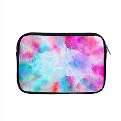 Pink And Purple Galaxy Watercolor Background  Apple Macbook Pro 15  Zipper Case by paulaoliveiradesign