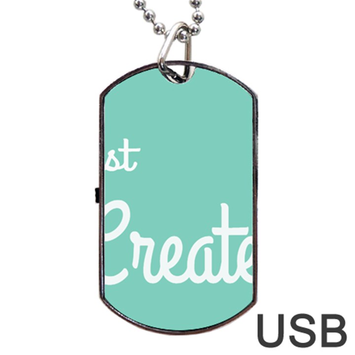 Bloem Logomakr 9f5bze Dog Tag USB Flash (One Side)