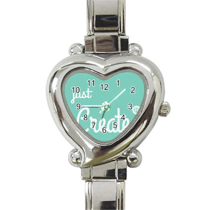 Bloem Logomakr 9f5bze Heart Italian Charm Watch