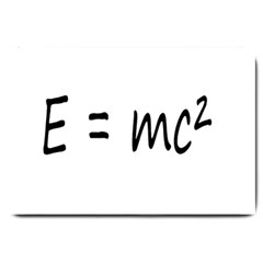 E=mc2 Gravity Formula Physics Large Doormat  by picsaspassion