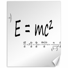 E=mc2 Formula Physics Relativity Canvas 16  X 20   by picsaspassion