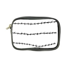 Barbed Wire Black Coin Purse by Mariart