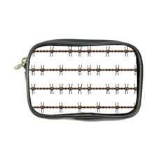 Barbed Wire Brown Coin Purse by Mariart