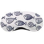 Love Fish Seaworld Swim Blue Sea Water Cartoons Sleeping Masks Front