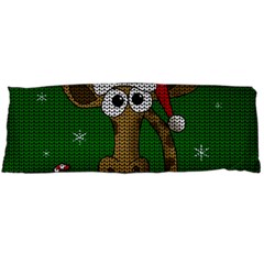 Christmas Giraffe  Body Pillow Case (dakimakura) by Valentinaart